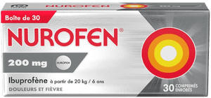 Nurofen 200mg - Boîte de 30 comprimés